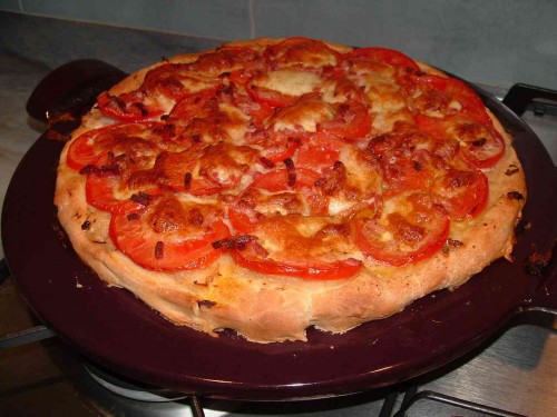 pizza,emile henry,pizza stone,thermomix,mozzarella
