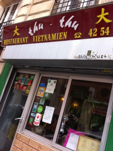 thu thu, cuisine vietnamienne, bo bun, rue Hermel